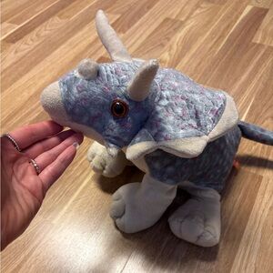 Adorable Plush Dinosaur triceratops Toy